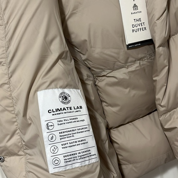 Aritzia Babaton Duvet Puff Vest Almond Tan - Picture 12 of 13